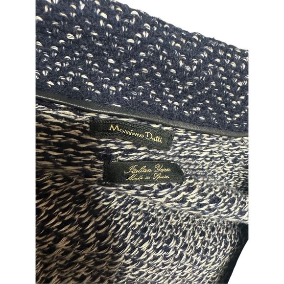 Massimo Dutti Knit Wool Blend Collared Blazer Sweater Jacket‎ Size Small Women's - Picture 5 of 10